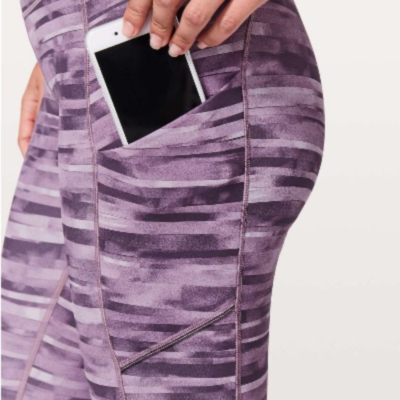 lululemon athletica Pants - Lululemon Speed Up Crop 21" Smoked Mullberry sz 4